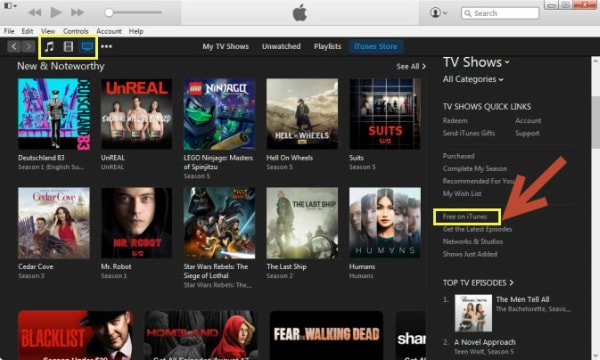 Accesss Music, Movies, and TV Shows on iTunes